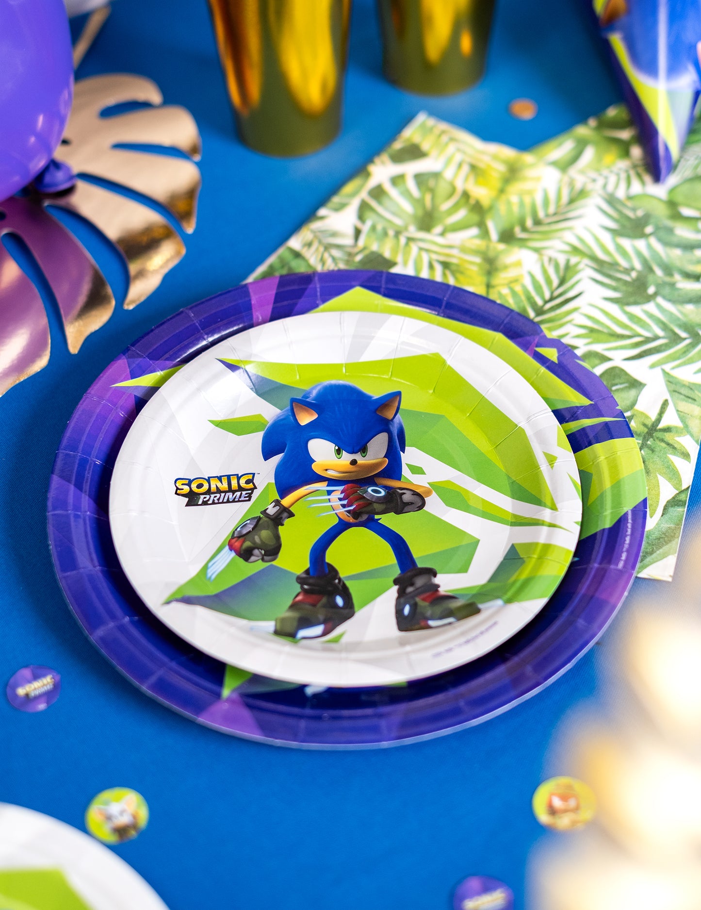 8 malých sonic Prime 18 cm destičky