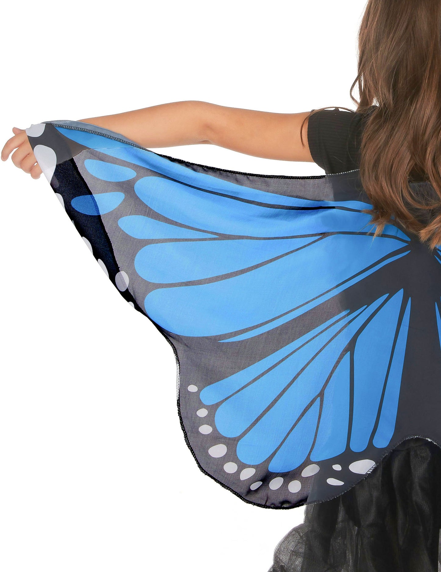 Dětská modročerná motýlí křídla