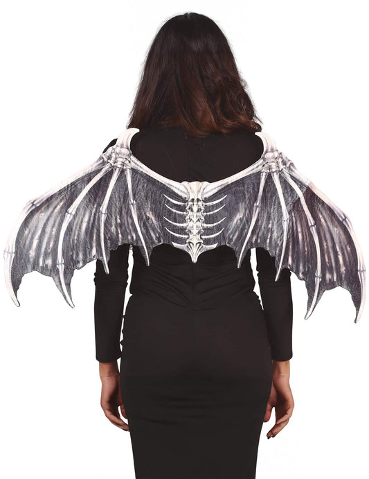 Vue de dos des ailes squelettes chauve-souris pour adulte