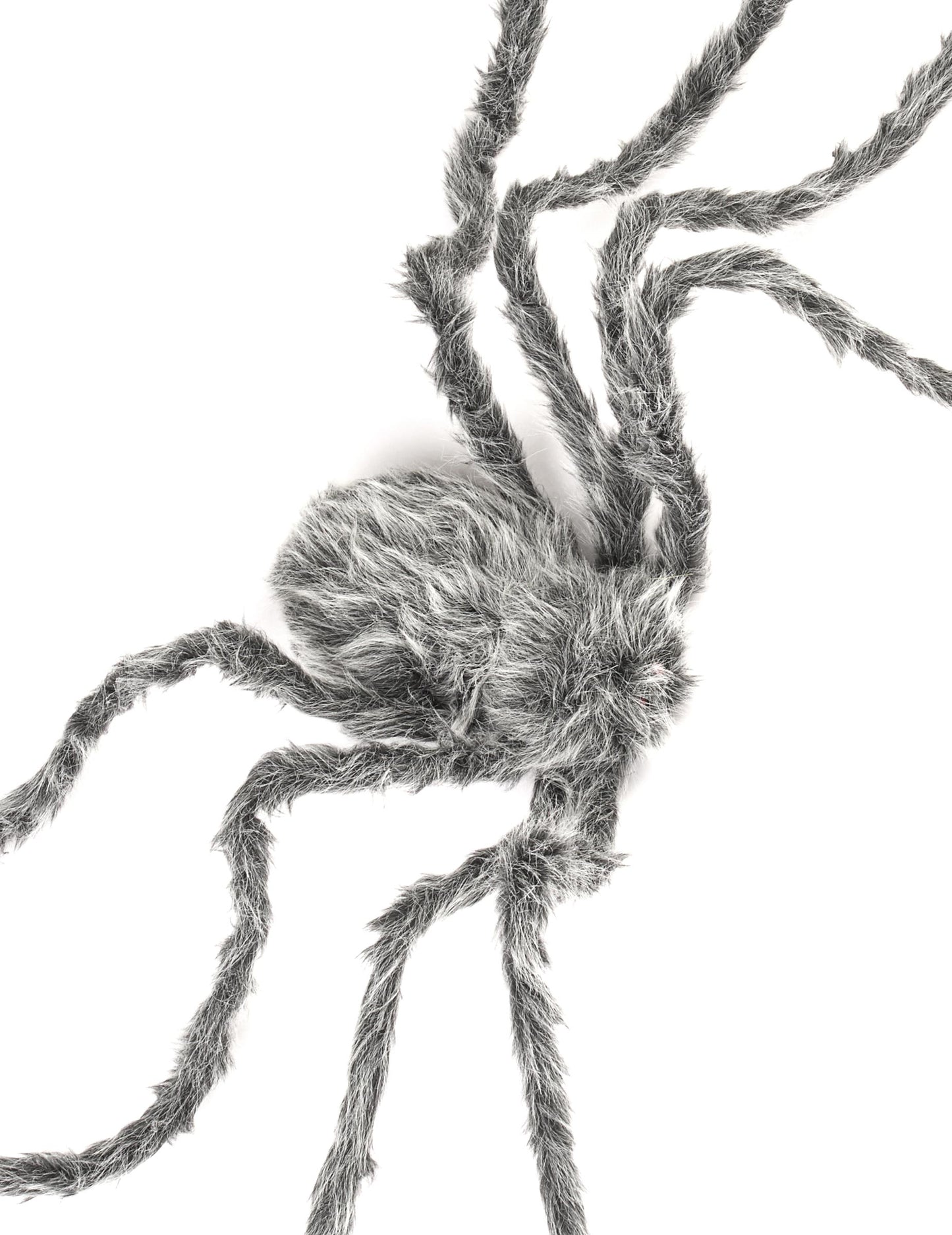 Obří šedý chlupatý pavouk Halloween 160 cm