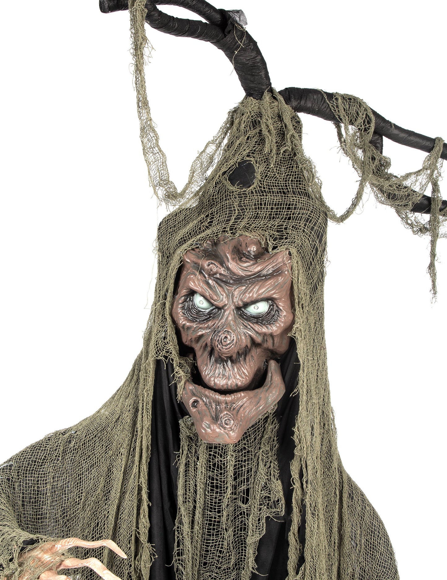 2m halloweenský strašidelný strom se světly a zvuky