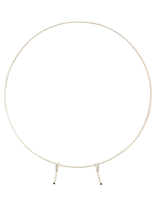 Détail du pied de support de l'arche ronde de fête pour décoration