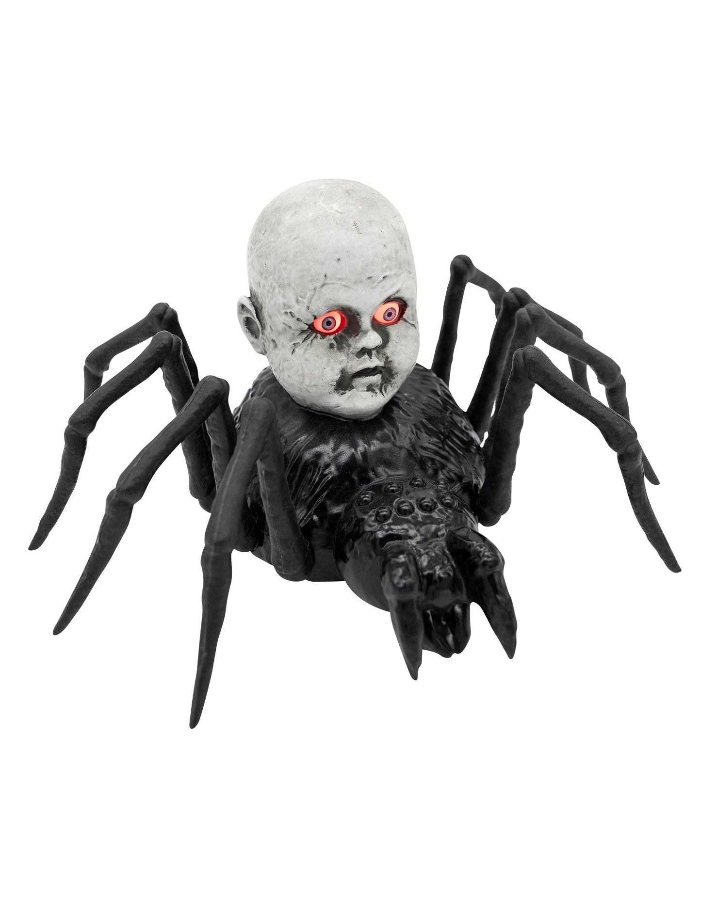 Velký pavouk s animovanou a světelnou lezoucí panenkou 19 x 33 cm