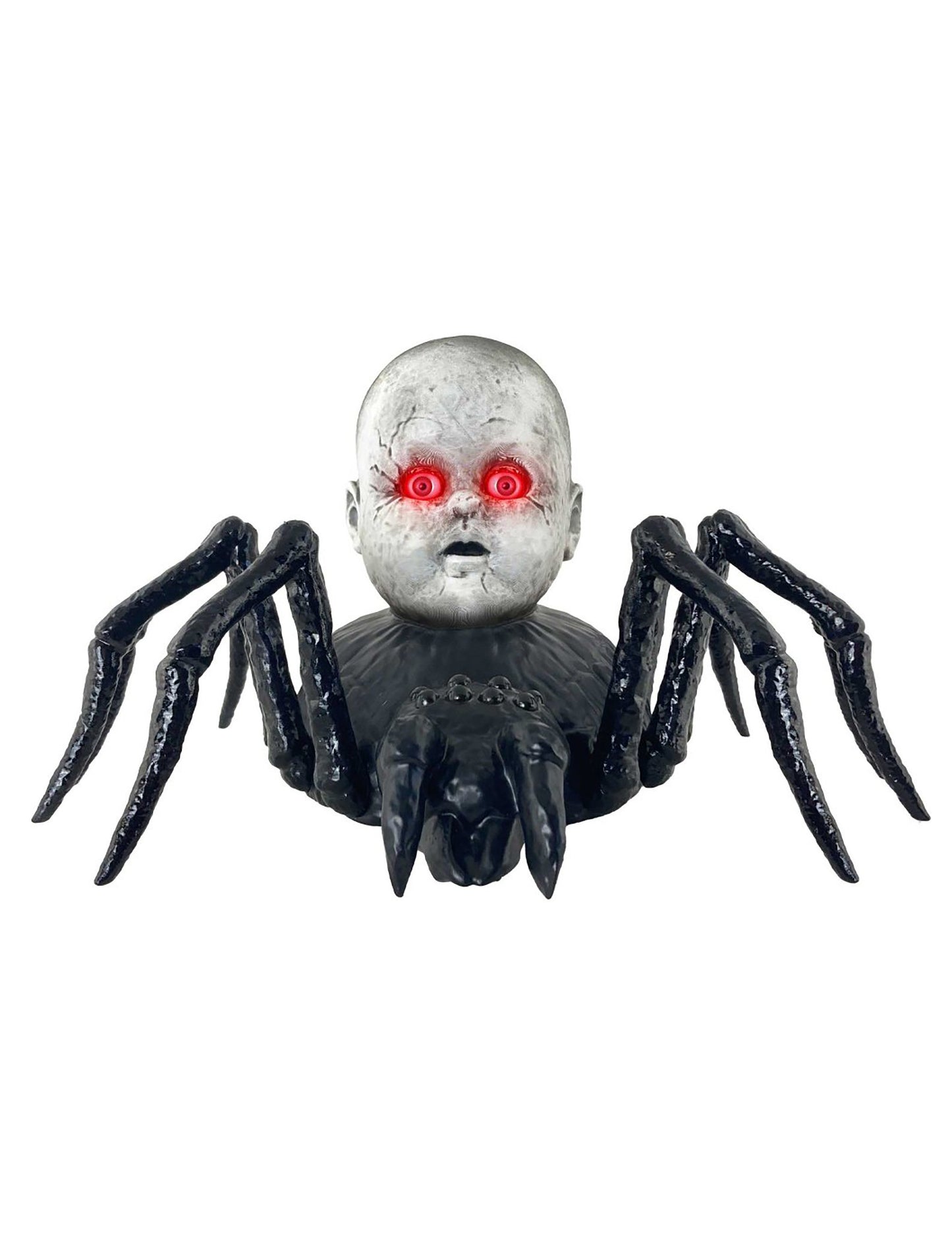 Velký pavouk s animovanou a světelnou lezoucí panenkou 19 x 33 cm