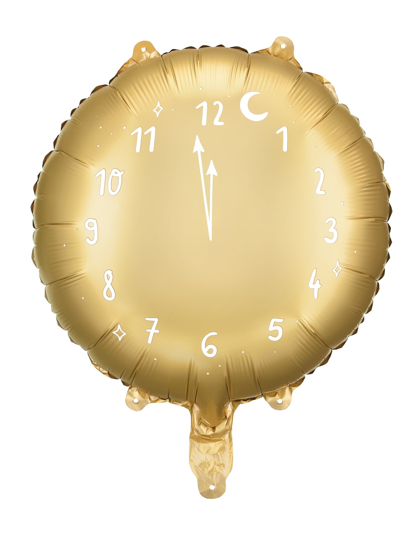 Balloon Golden Hounds o půlnoci 45 cm hodin