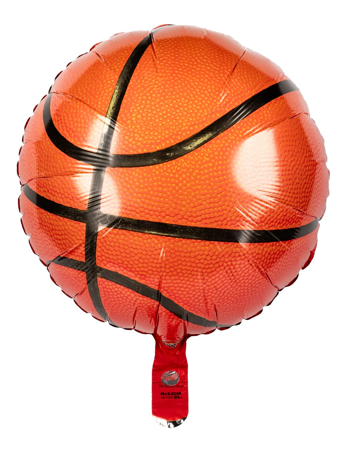 Hliníkový balón Basketbal na oslavu oranžová a černá