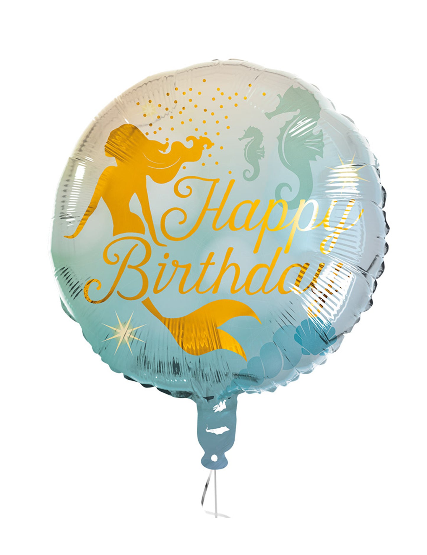 Fóliový balónek Všechno nejlepší k narozeninám mořská panna 45 cm