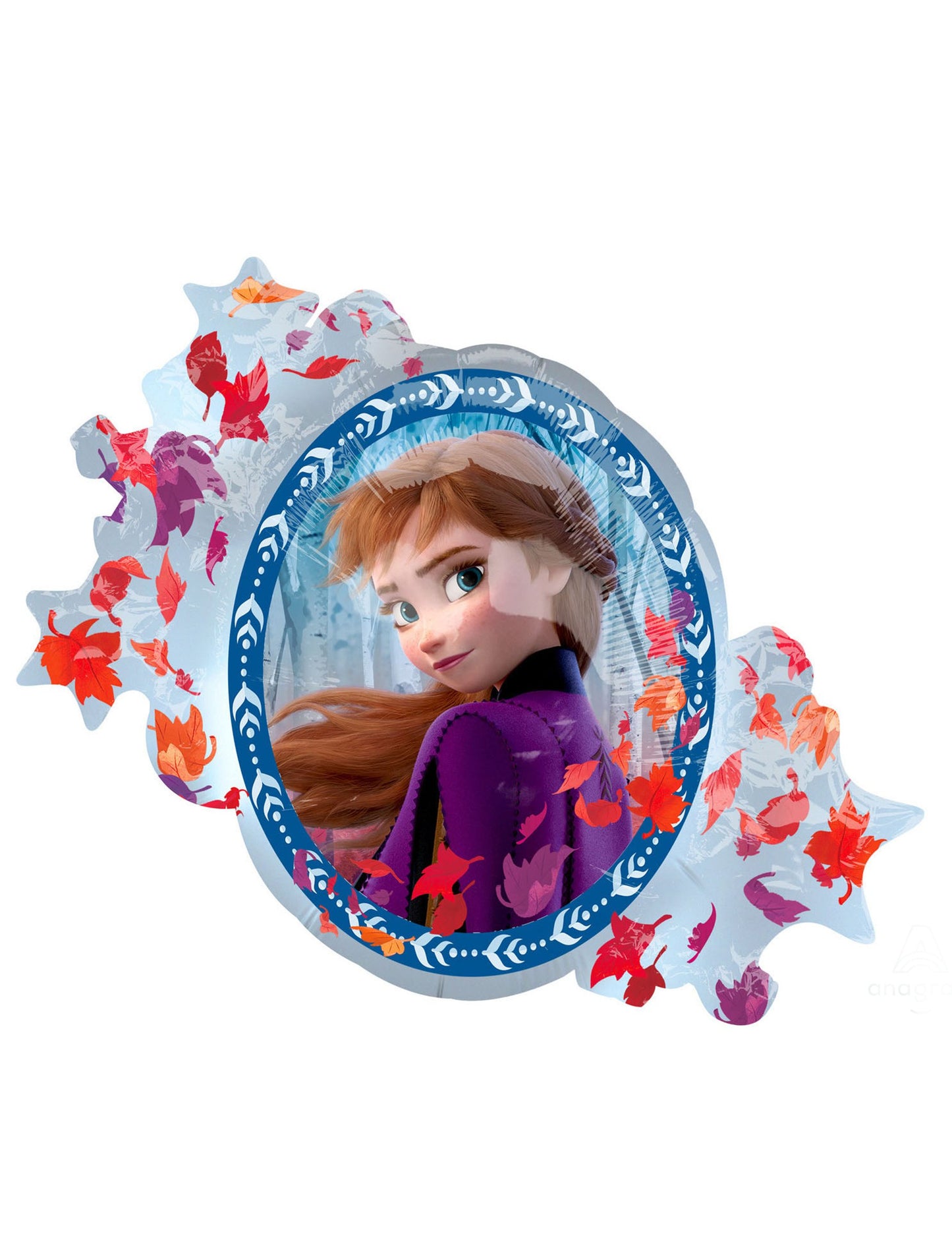 Fóliový balónek Ledové království 2 Elsa a Anna oboustranný 76 x 66 cm