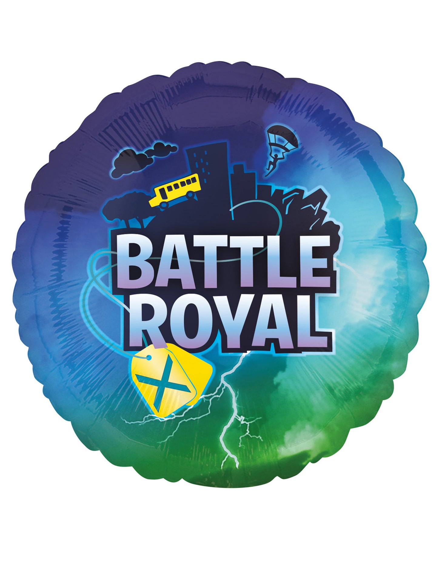 Kulatý hliníkový balónek Battle Royale 43 cm