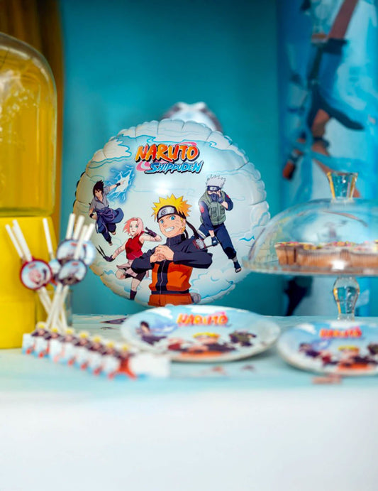 Kulatý hliníkový balónek Naruto Shippuden™ 43 cm