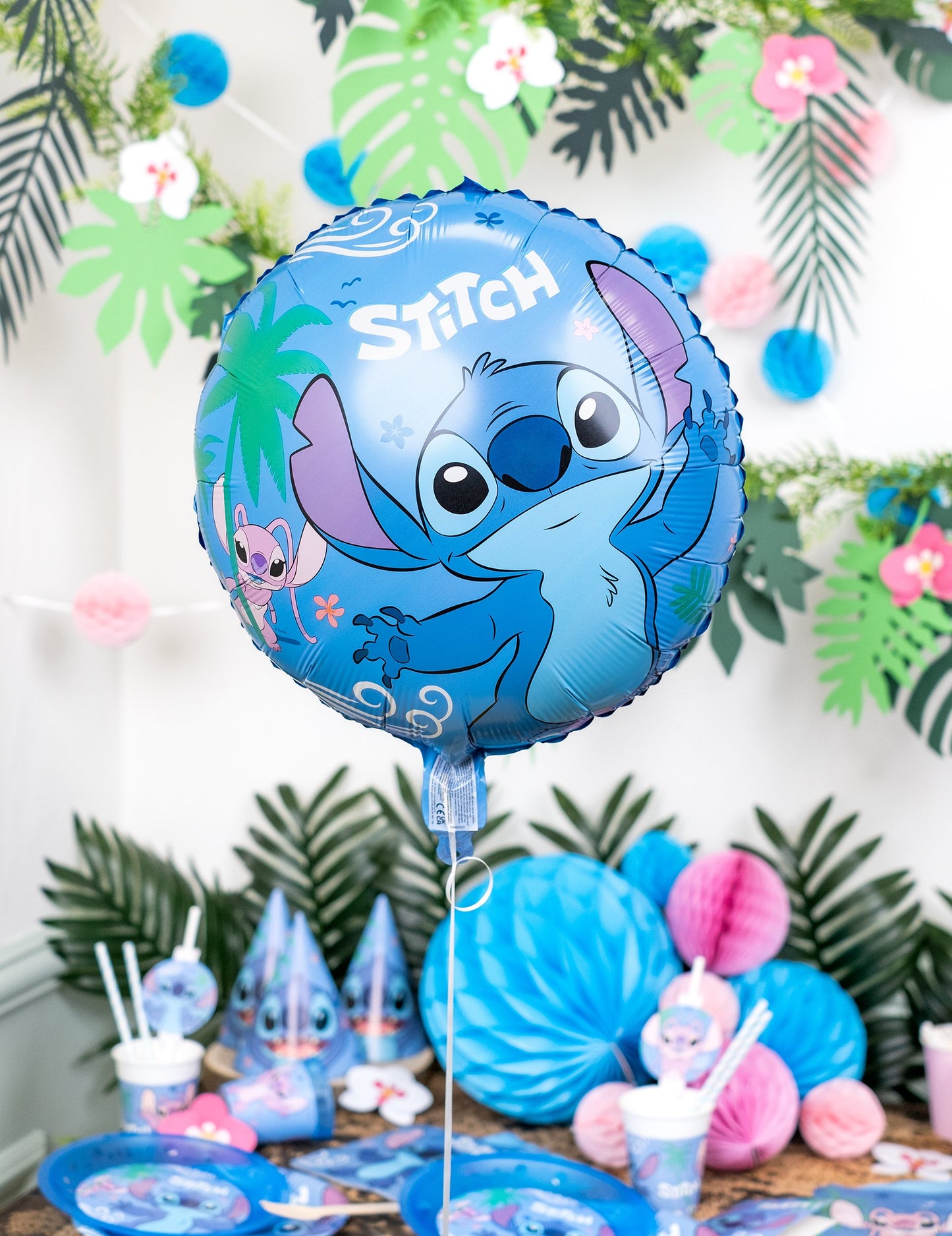 Kulatý fóliový balónek Stitch 46 cm