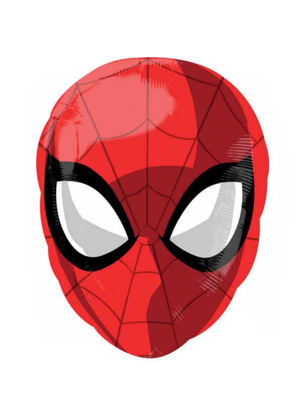 Hliníkový balon Spiderman pro dítě červená ve tvaru hlavy