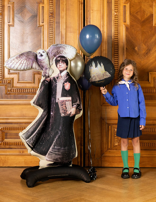 Fóliový balonek na stojánku Harry Potter™ s Hedvikou 90x145 cm