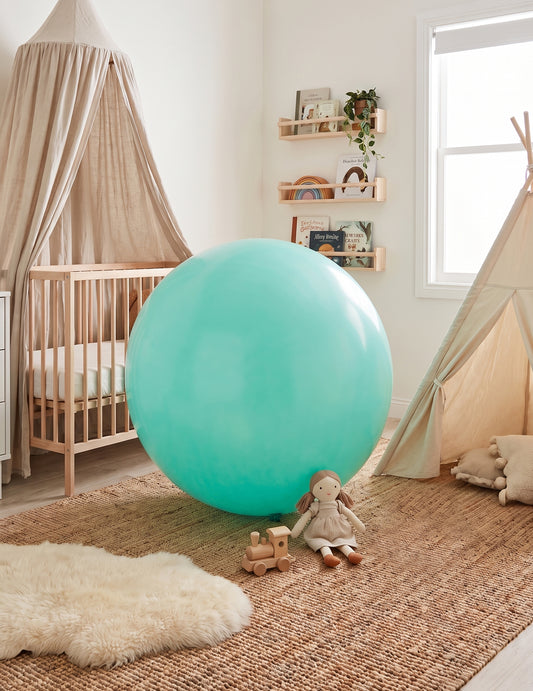 Obří latexový balónek v barvě mint 60 cm