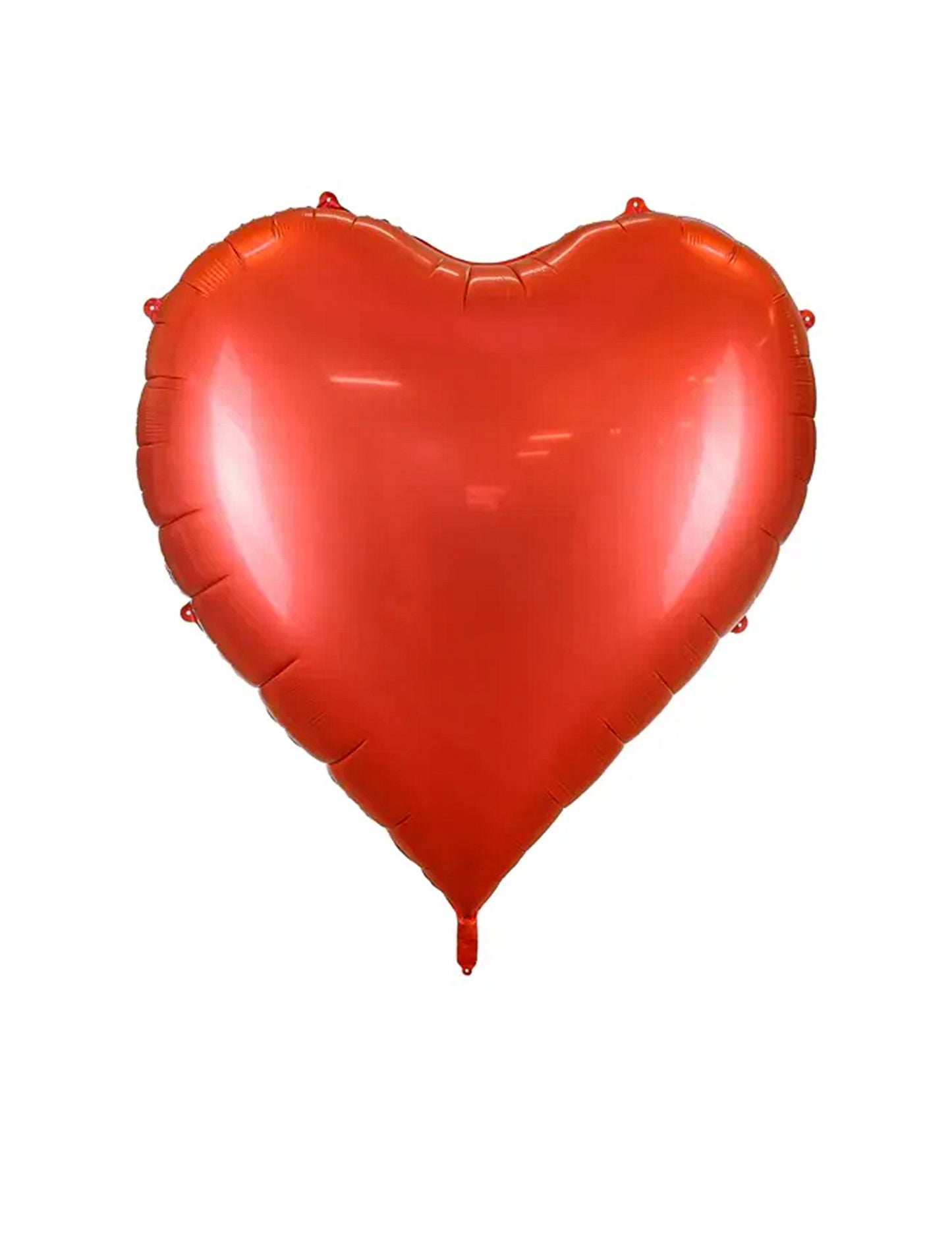 Obří fóliový balónek s červeným srdcem XXL 1,36 x 1,29 m