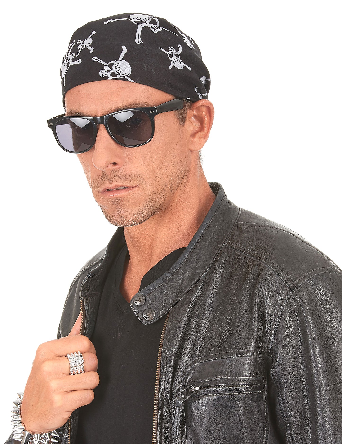 Šátek s lebkou pro dospělé