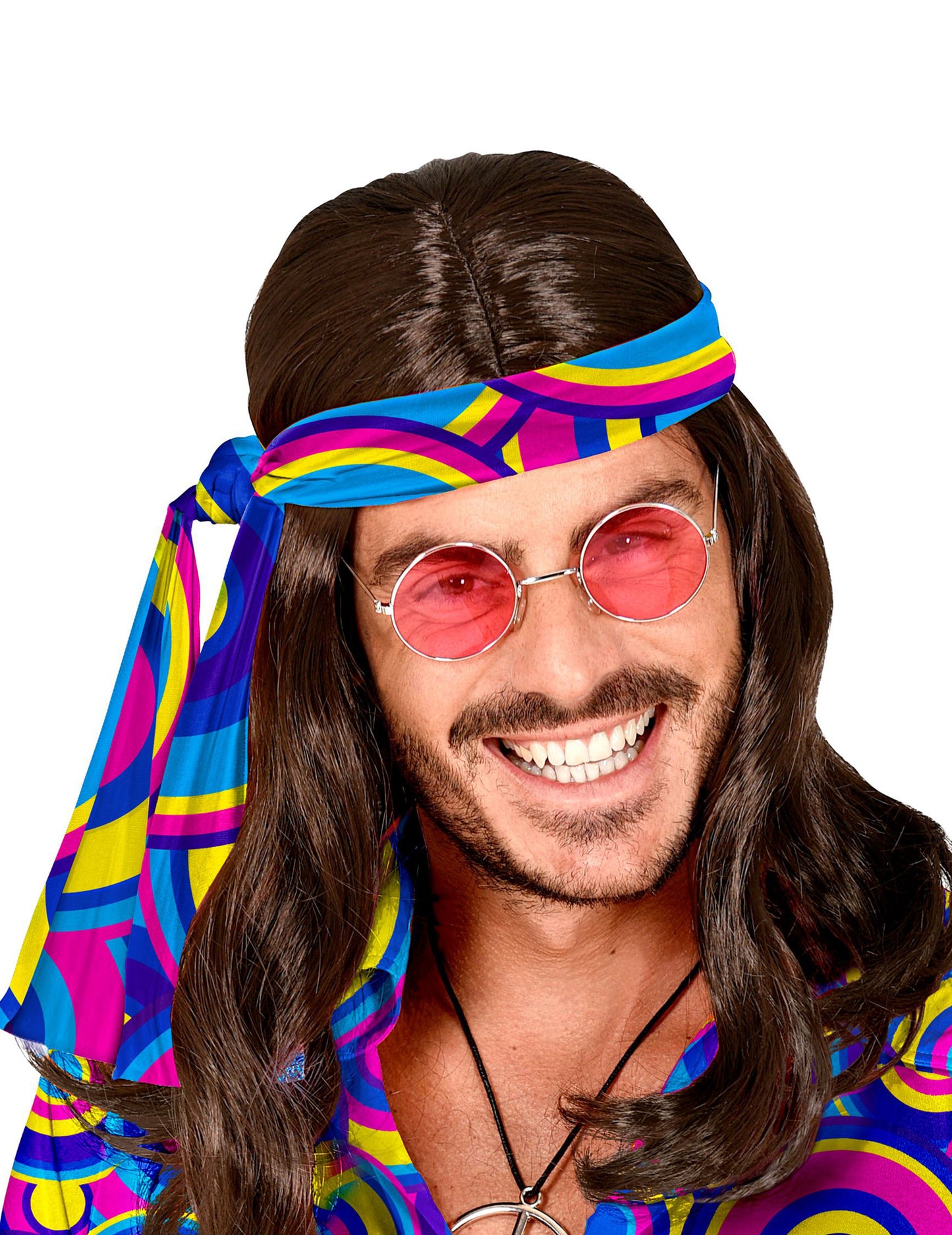 Čelenka pro dospělé s modrými bublinami ze 70. let