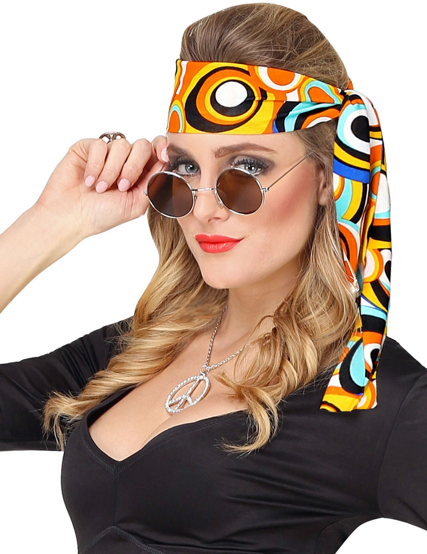 Čelenka pro dospělé s motivem bublin ze 70. let