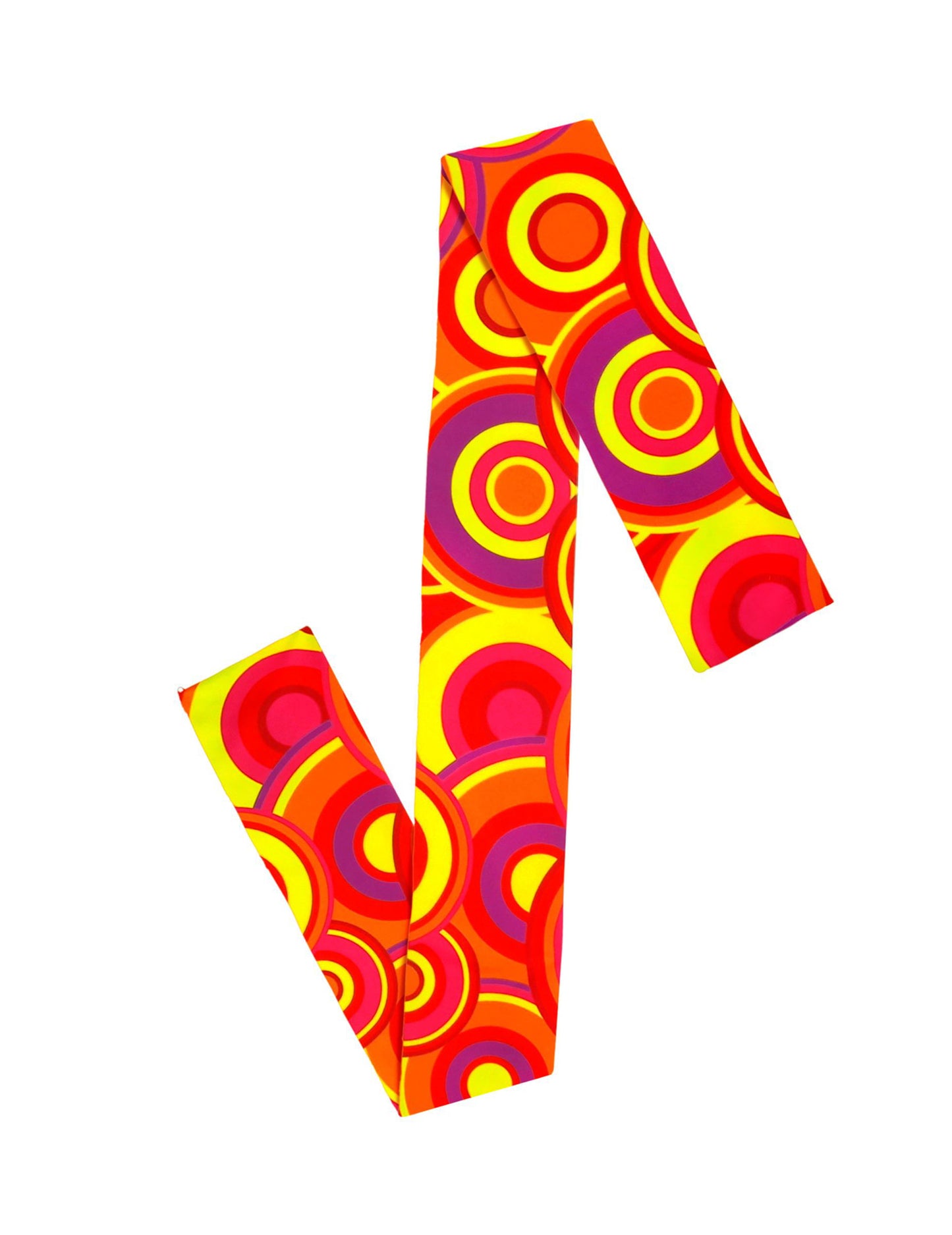 Čelenka pro dospělé s oranžovými bublinami ze 70. let