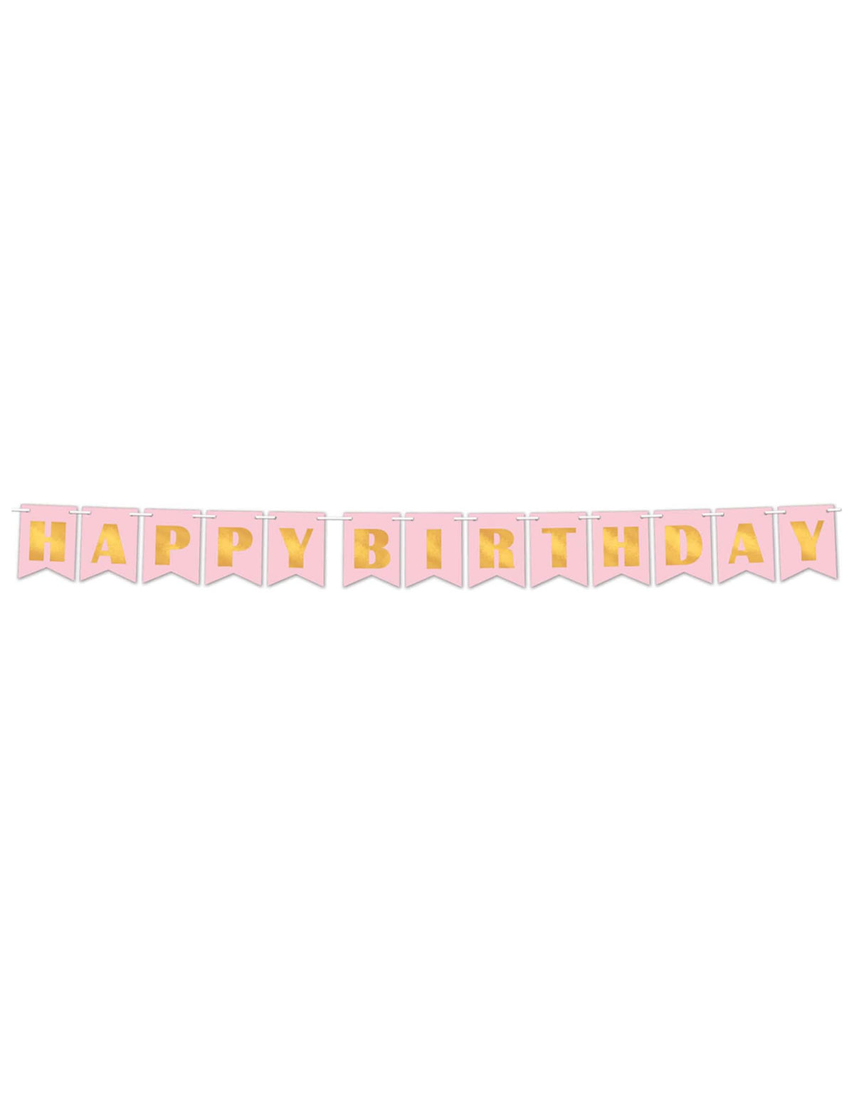 Přehled papírového banneru happy birthday pro narozeniny