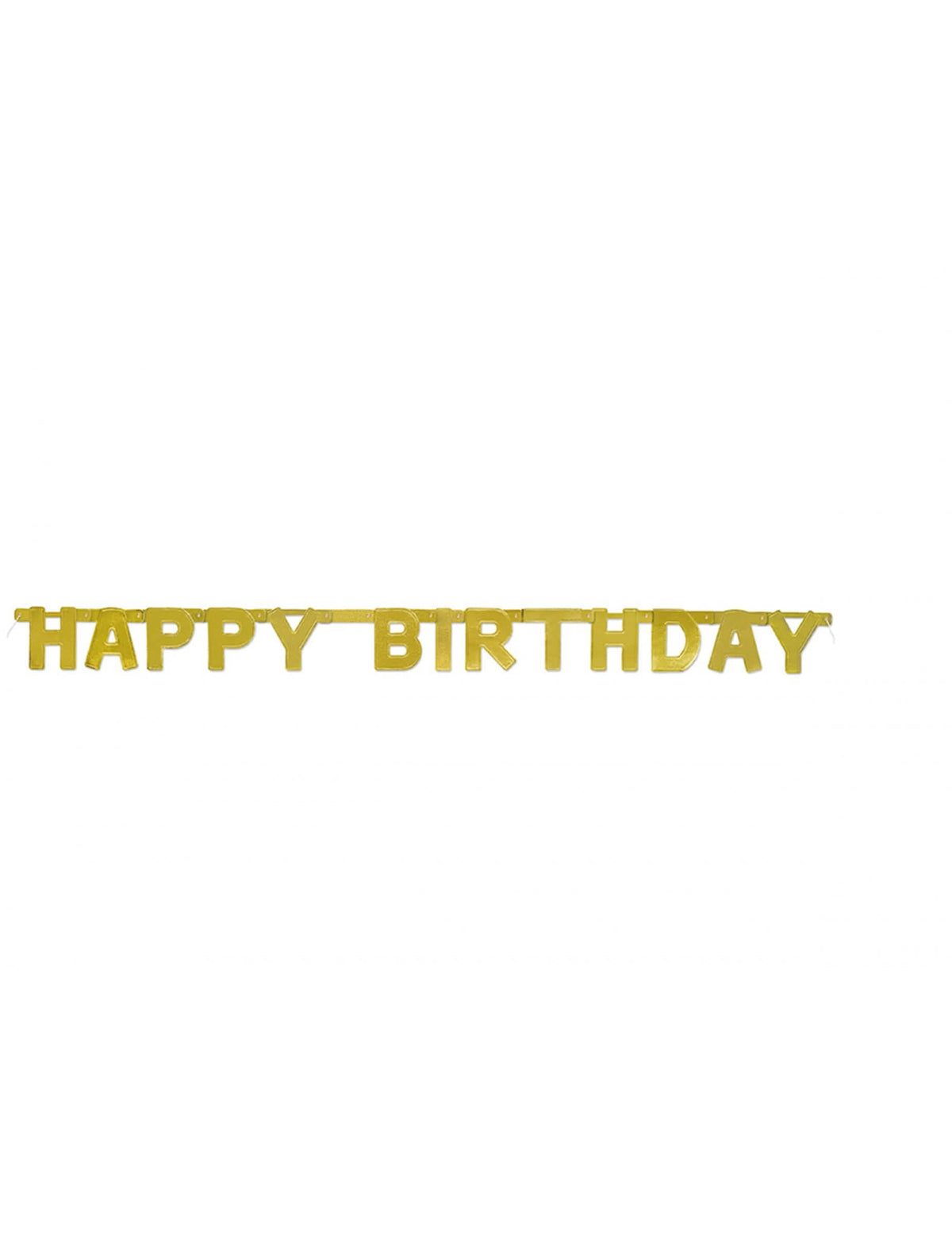Kloubový girland Happy Birthday zlatá