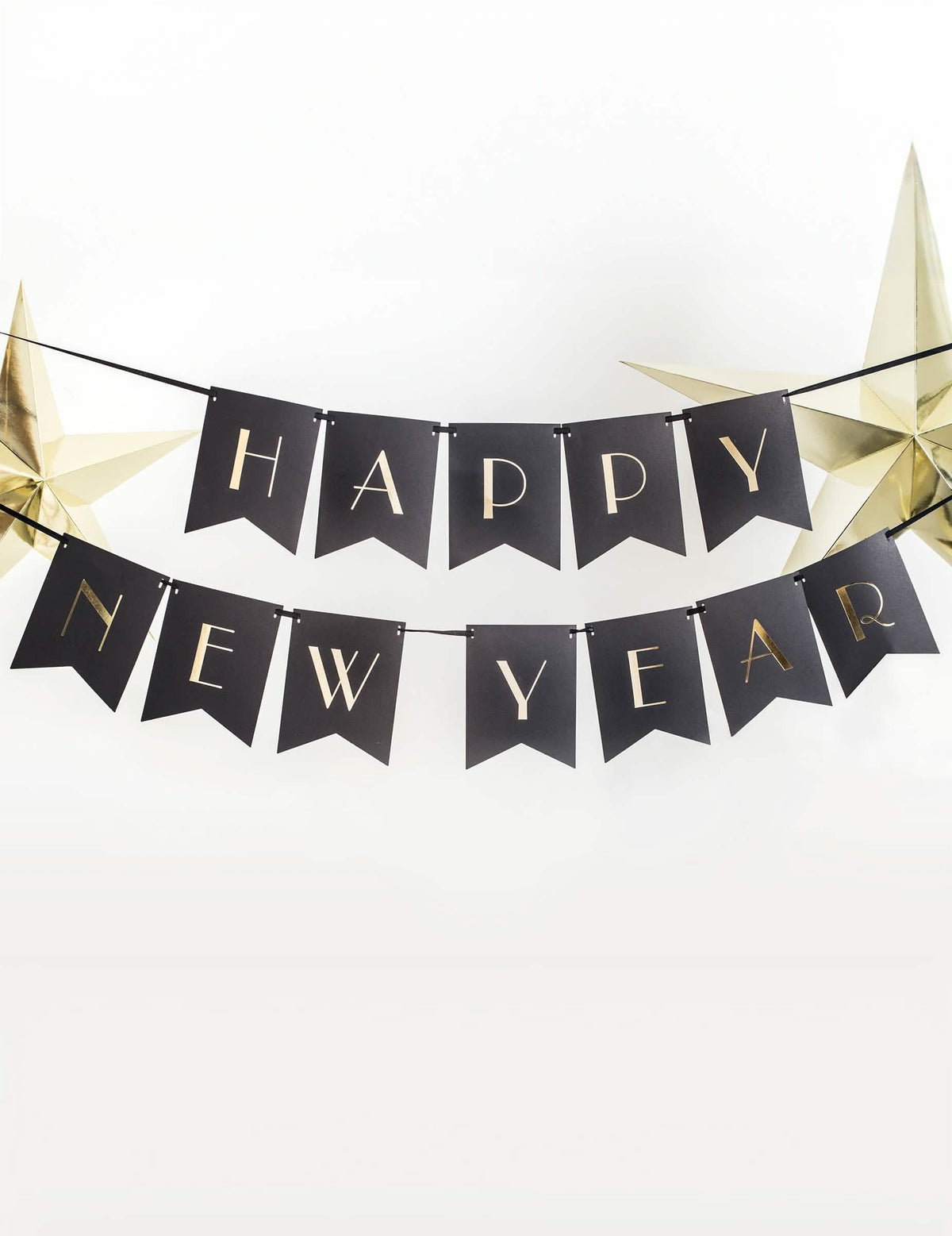Zavěšený přehled banneru Happy New Year