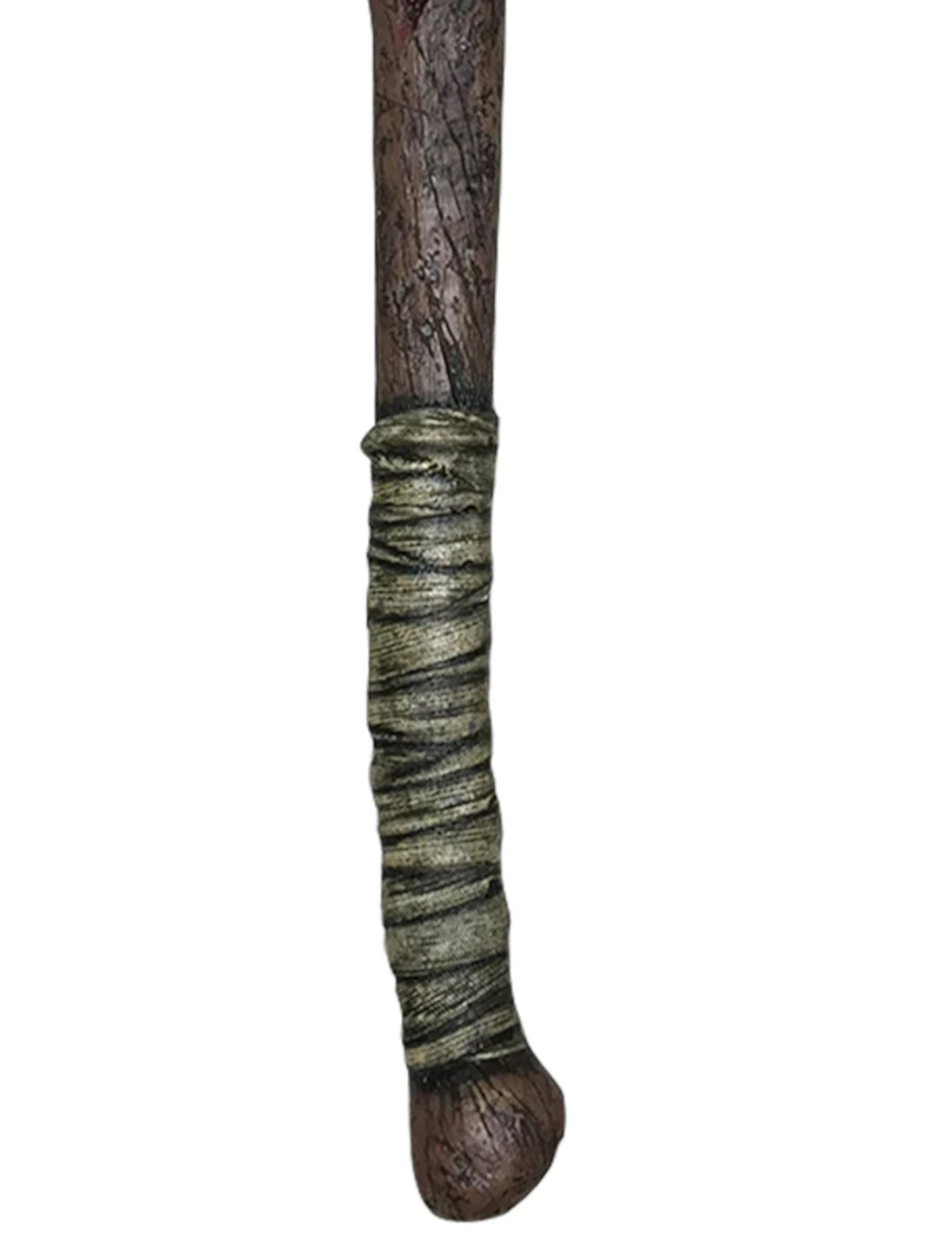 Baseballová pálka s krvavou kotoučovou pilou