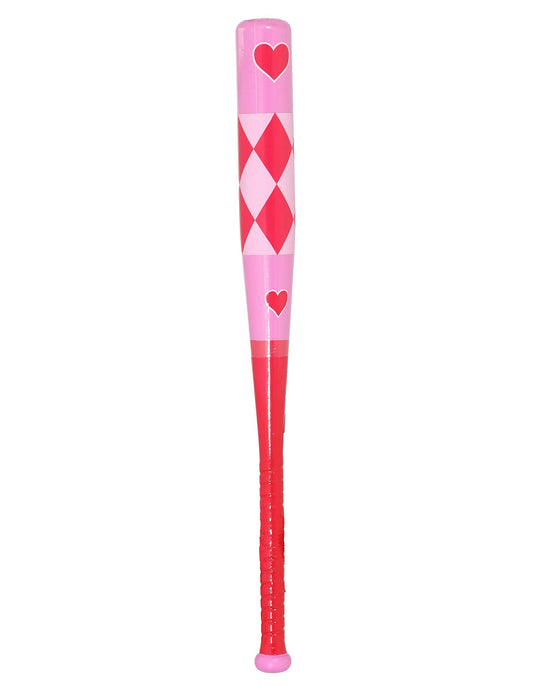 Růžová pálka se srdcem 73 cm