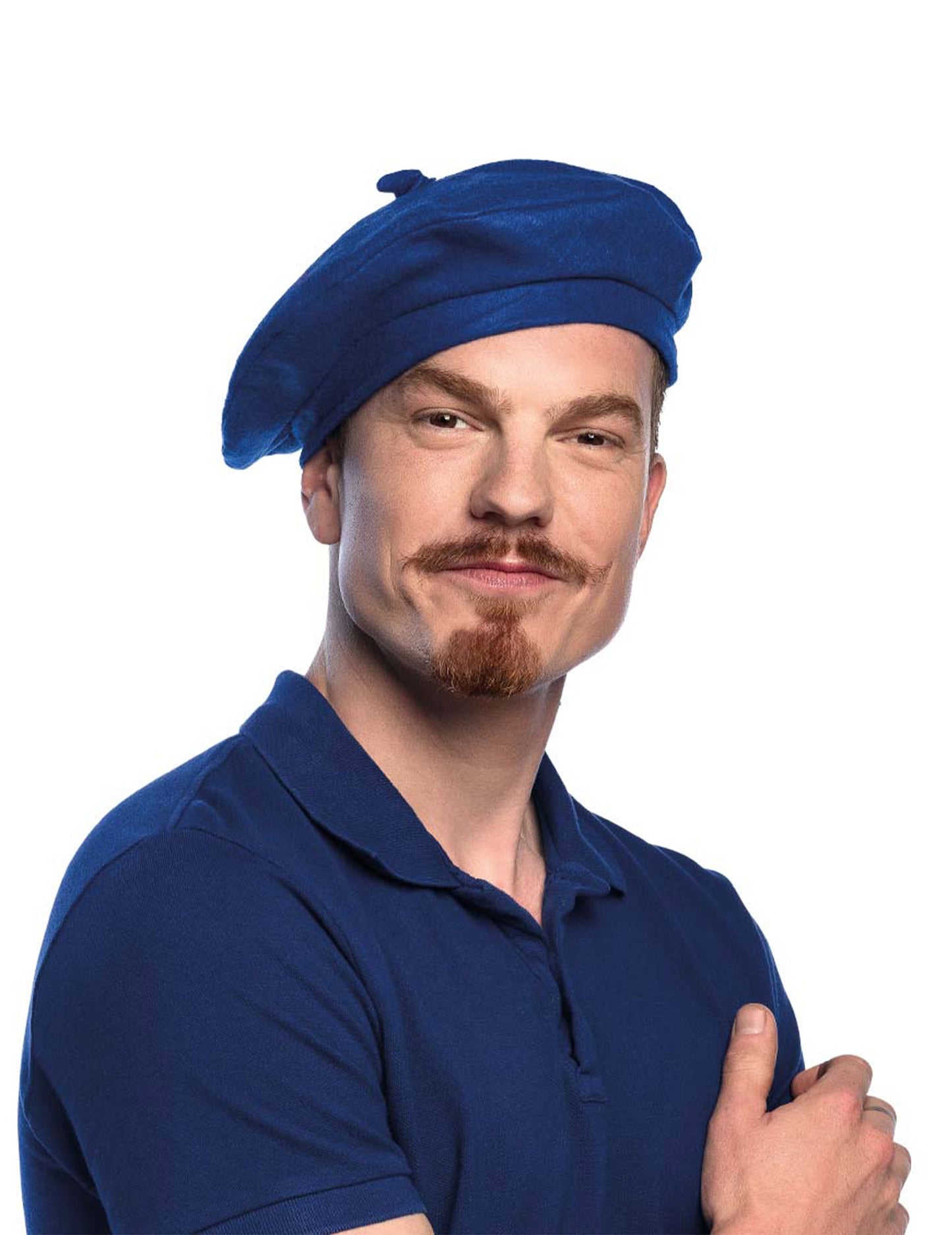 Modrý baskický baret pro dospělé