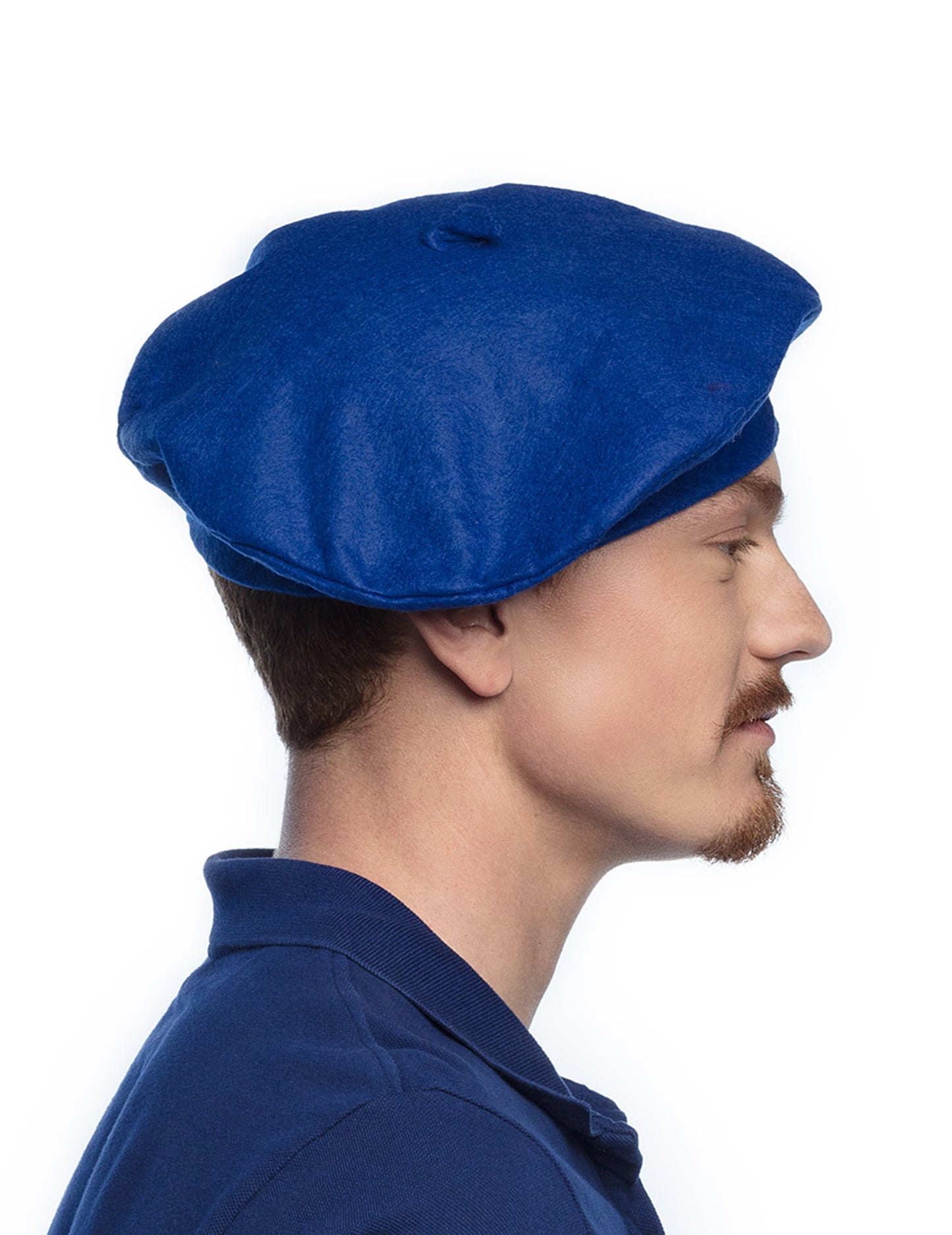 Modrý baskický baret pro dospělé
