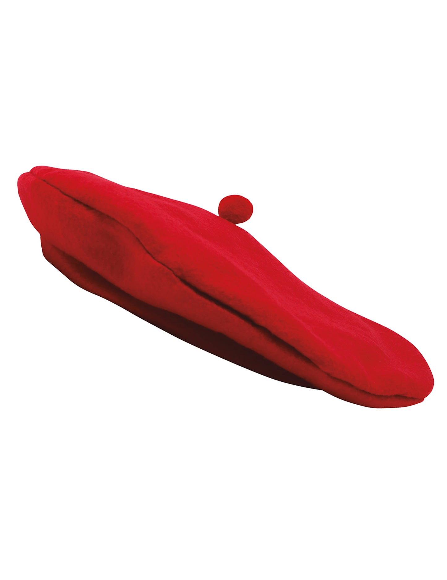 Červený baskický baret pro dospělé