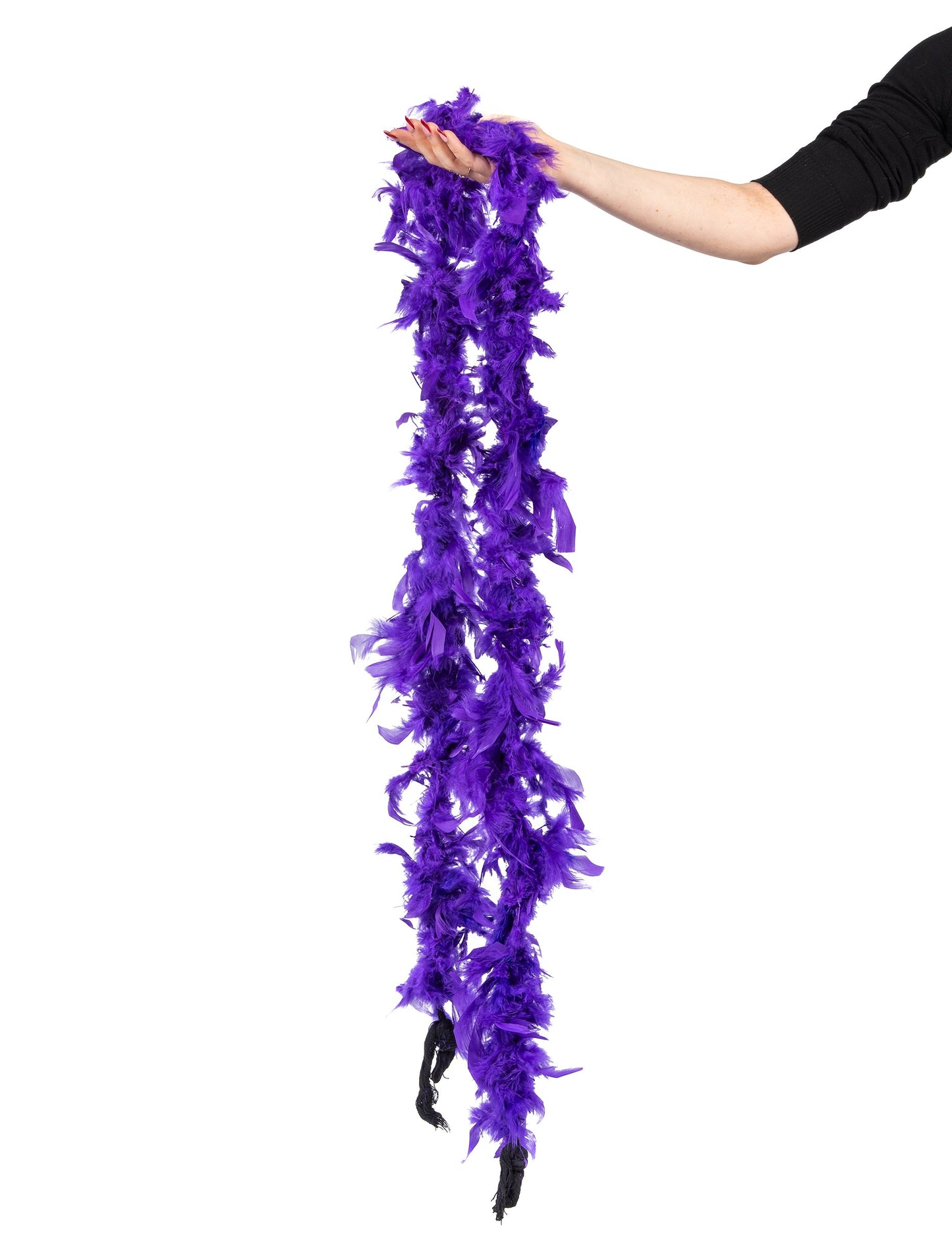 Detail peří boa pro ženy fialový 40g