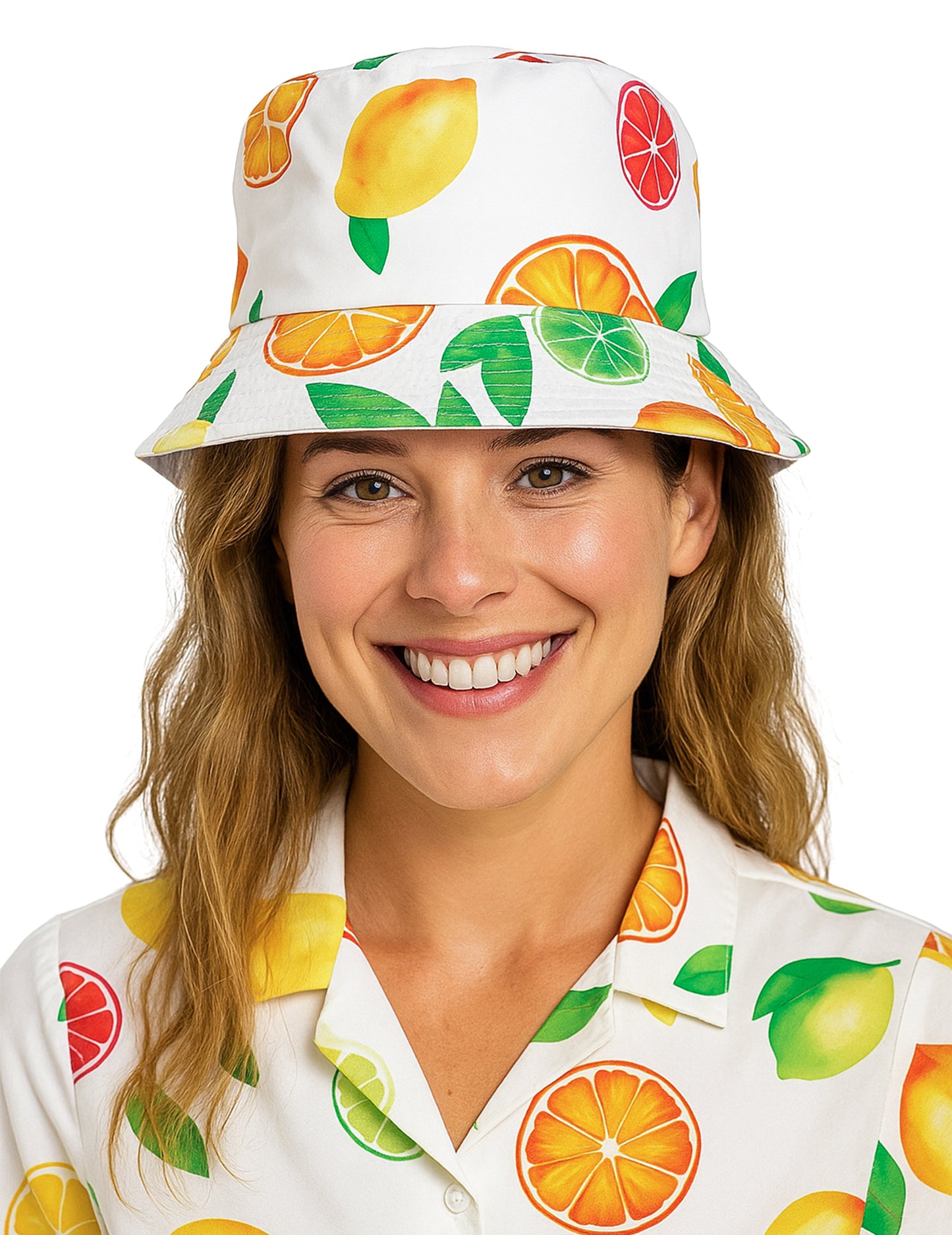 Bob Hawaïen imprimé Fruits Exotiques Adulte