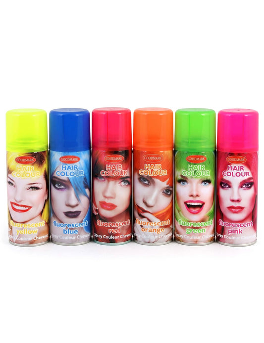 Neonový barevný sprej na vlasy 125 ml