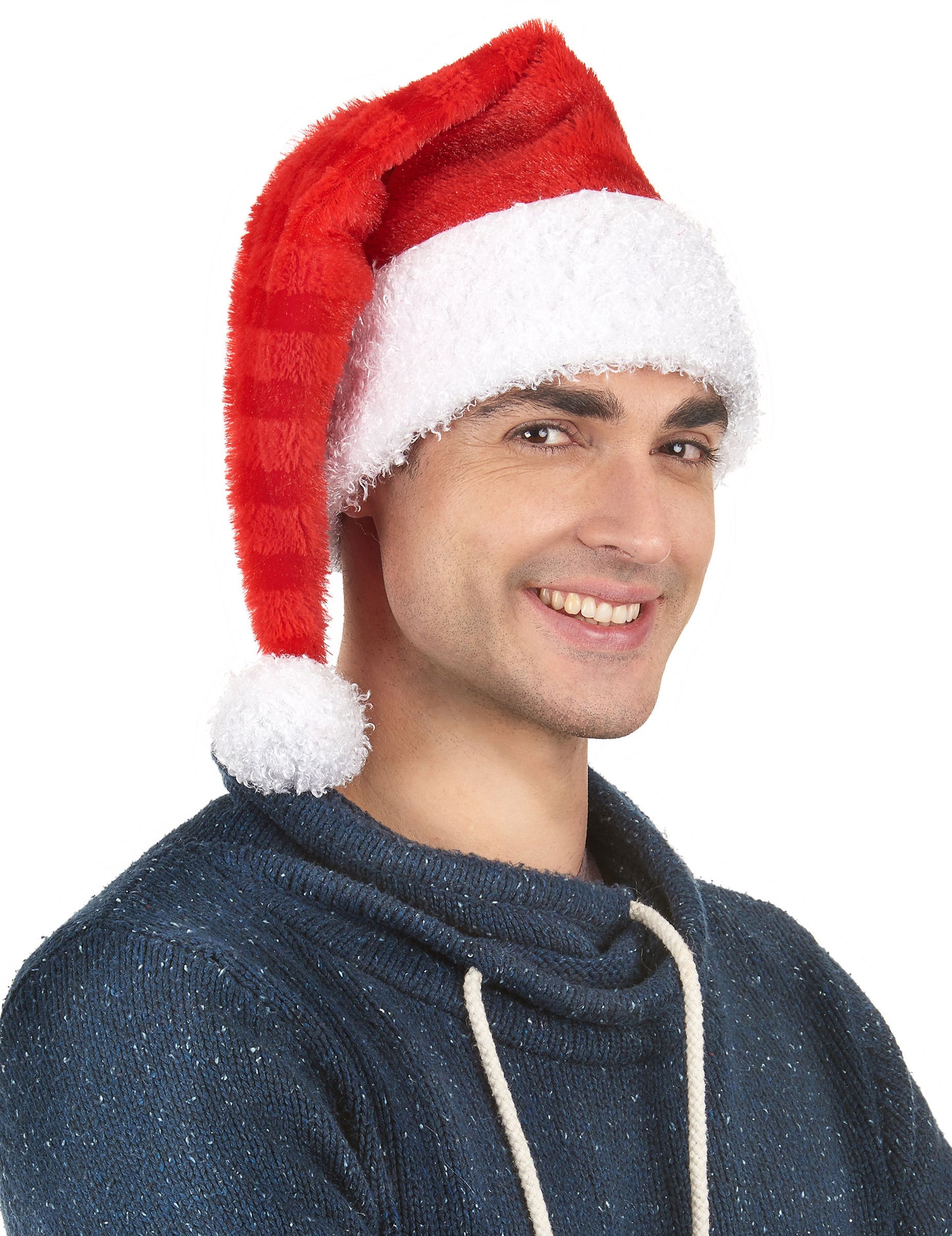 Pruhovaná čepice Santa Clause