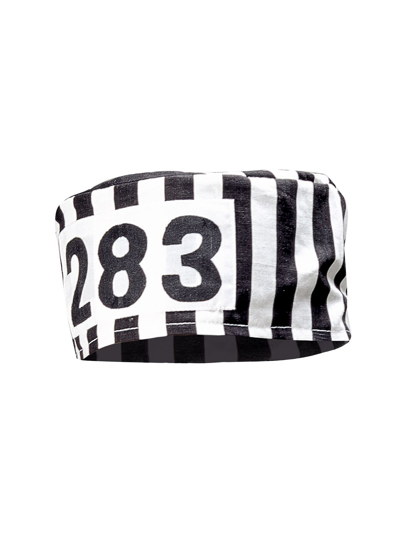 Pruhovaný vězeňský klobouk pro dospělé