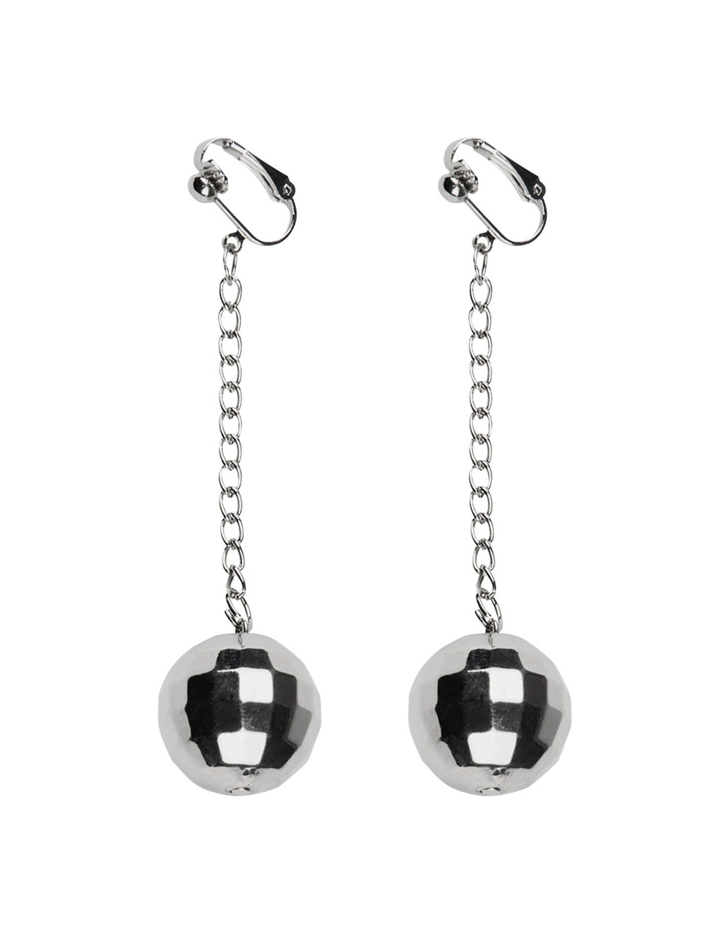 Dámské náušnice s disco koulí