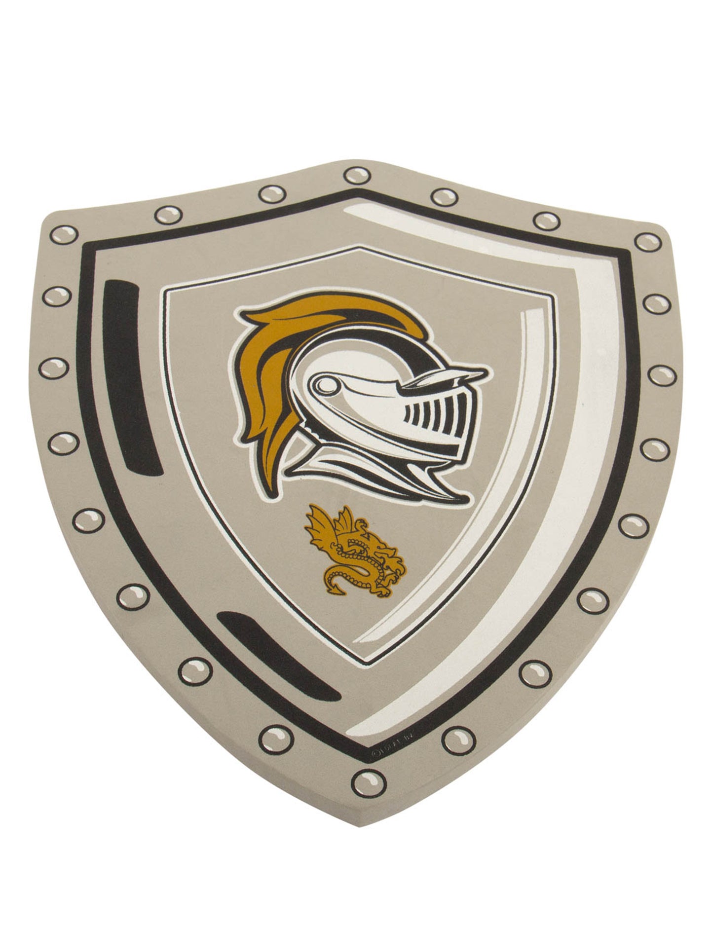 Rytířský štít z pevné pěny