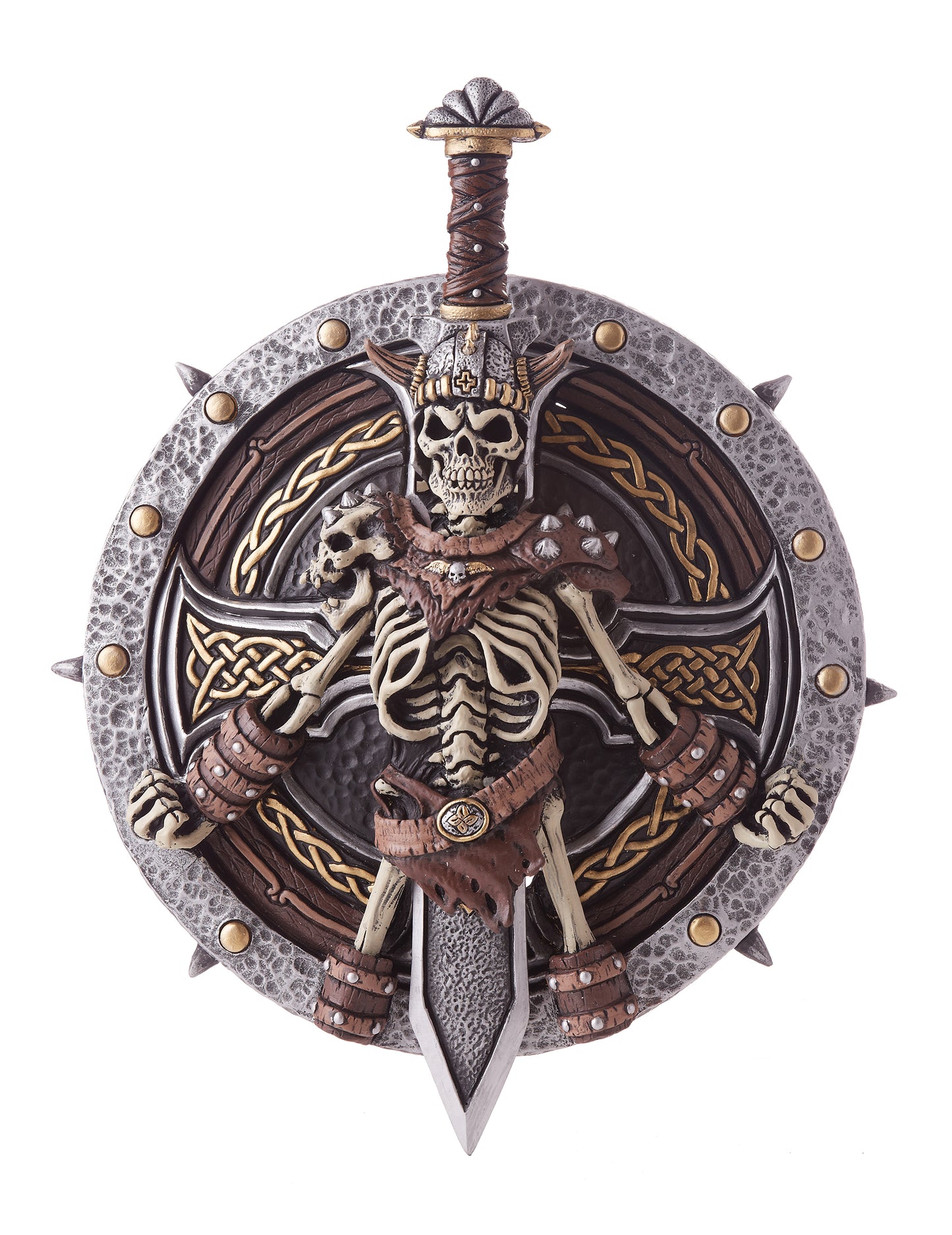 Plastový štít a vikingský meč