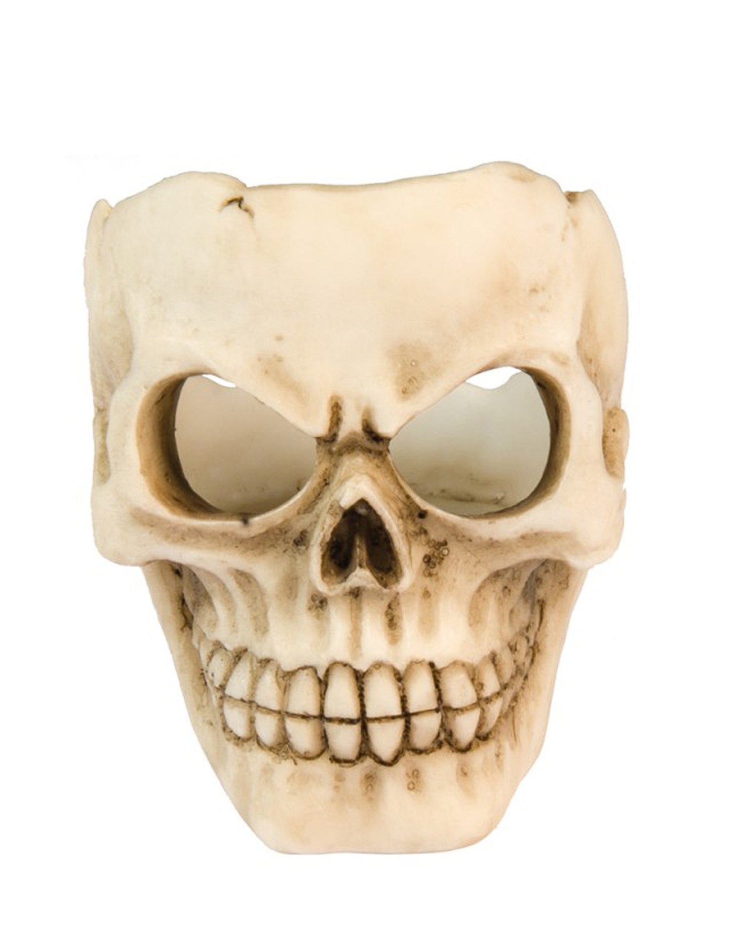 Svícen s usmívající se lebkou 6 cm