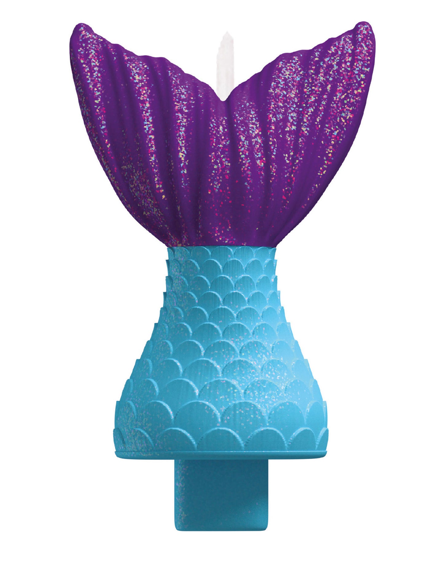 Svíčka s motivem ocasu mořské panny Sny mořské panny 13 cm