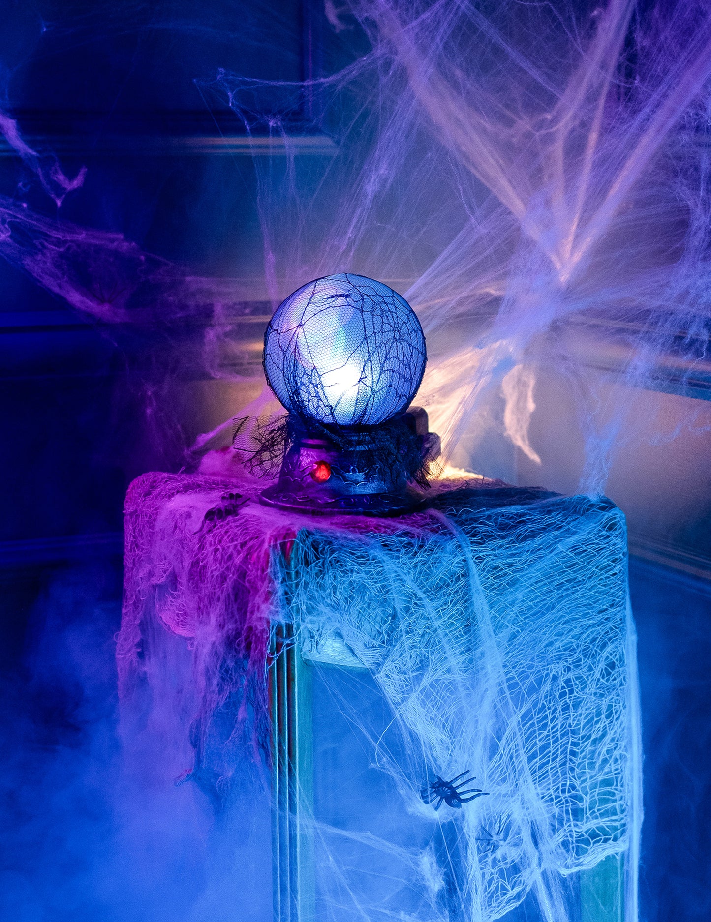 19 x 13 světelná a zvuková křišťálová koule cm