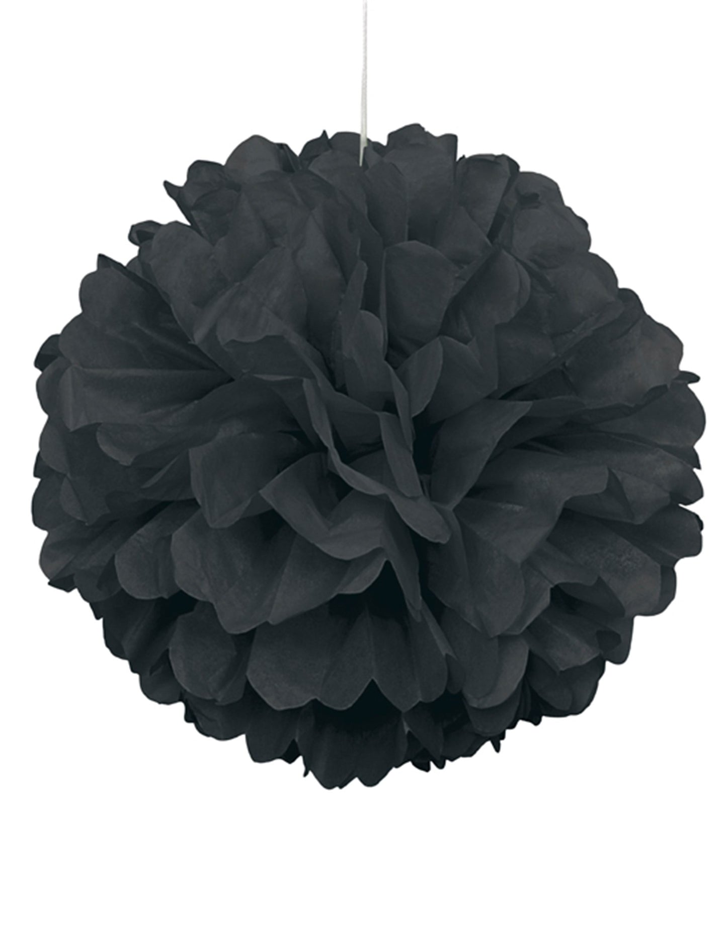 Černá dekorativní koule 40 cm