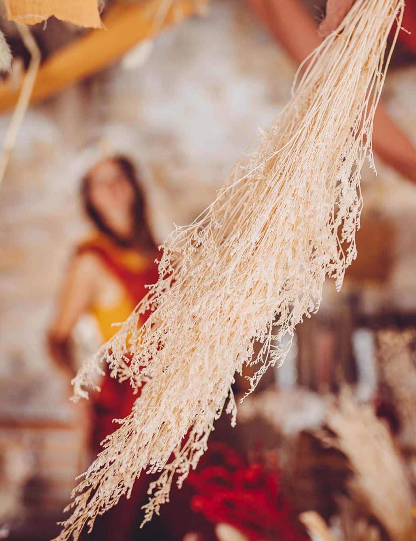 Kytice ze sušených větviček 50g 75 cm bohémský styl