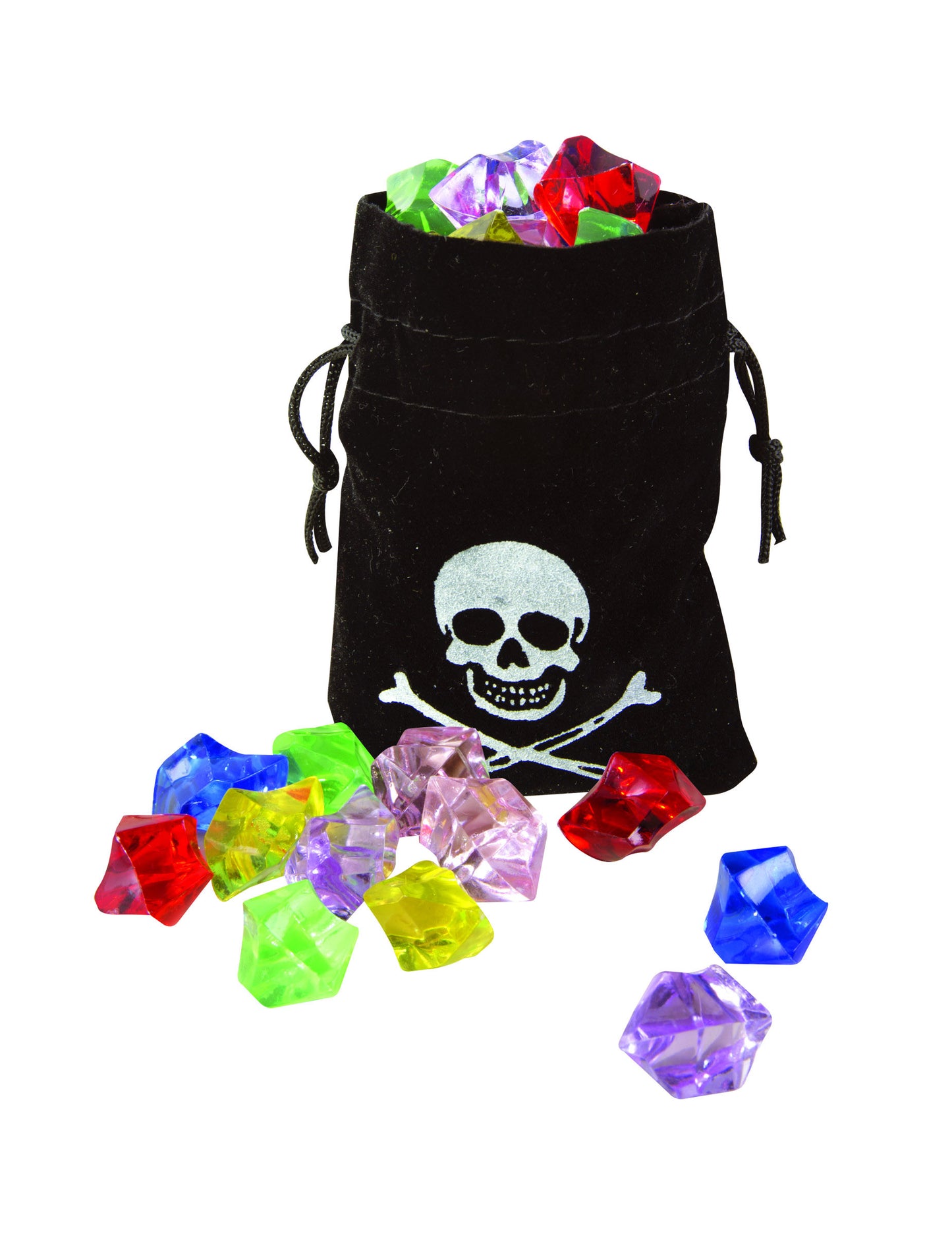 Pirátská kabelka s umělými drahokamy