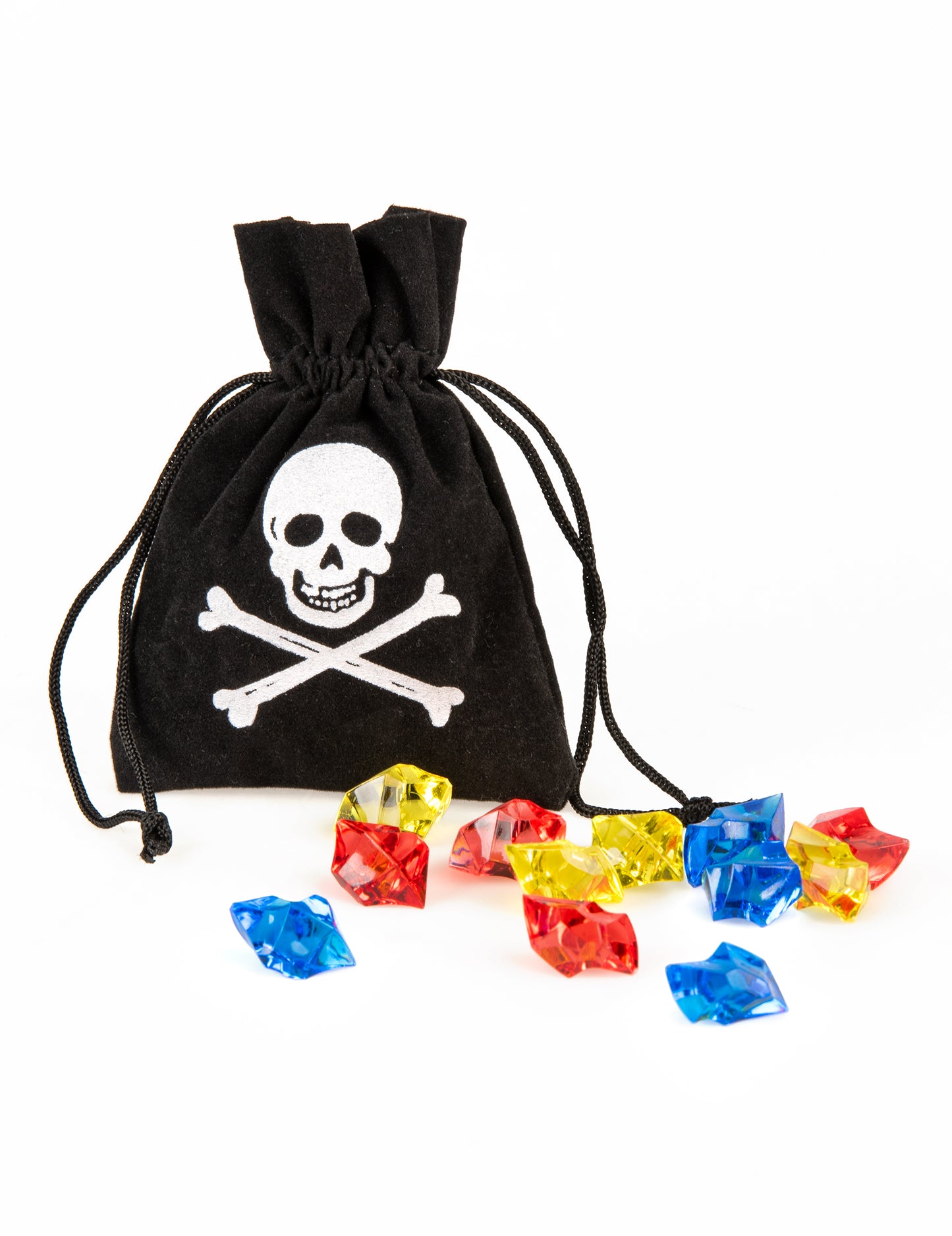 Pirátská kabelka s umělými drahokamy