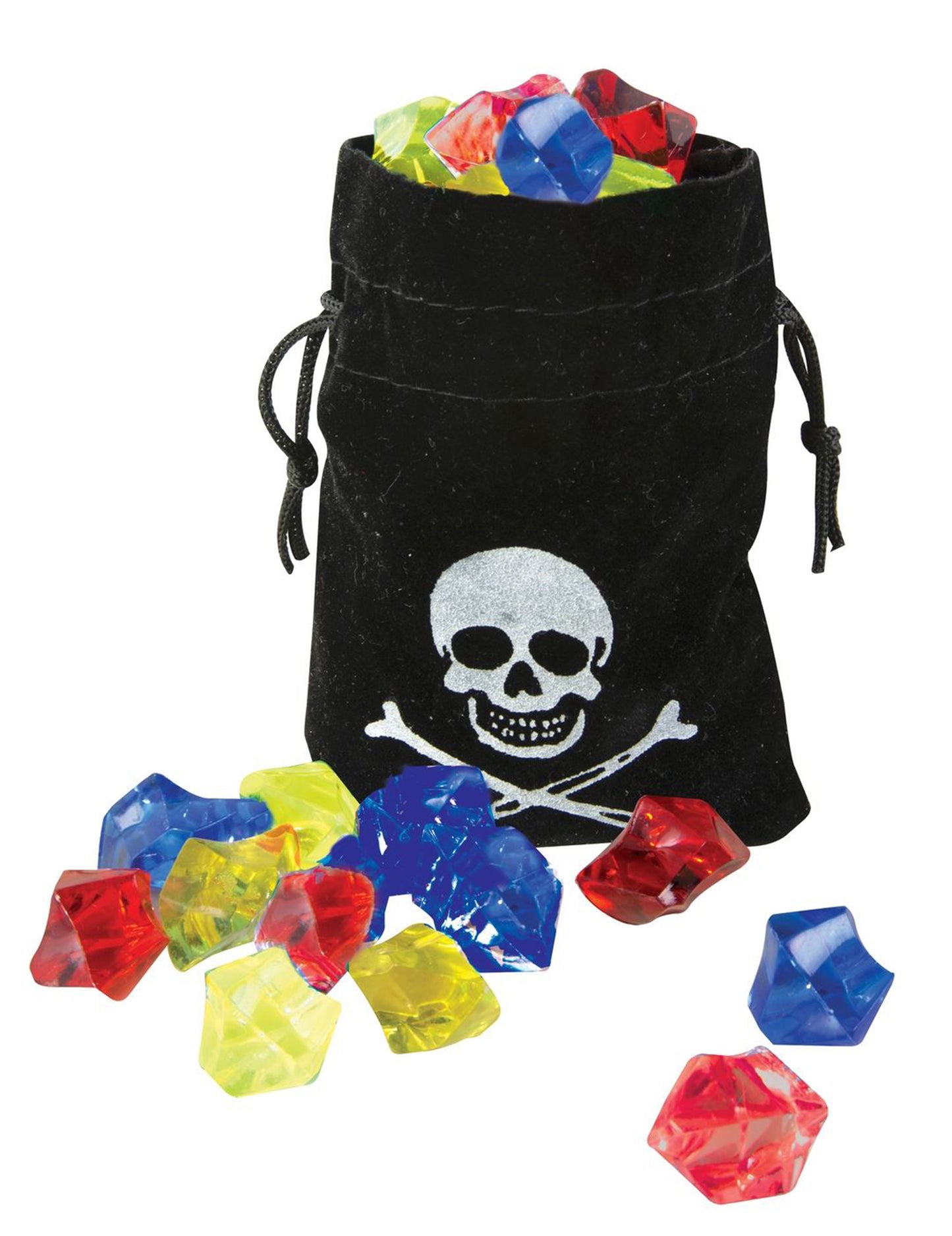 Pirátská kabelka s umělými drahokamy