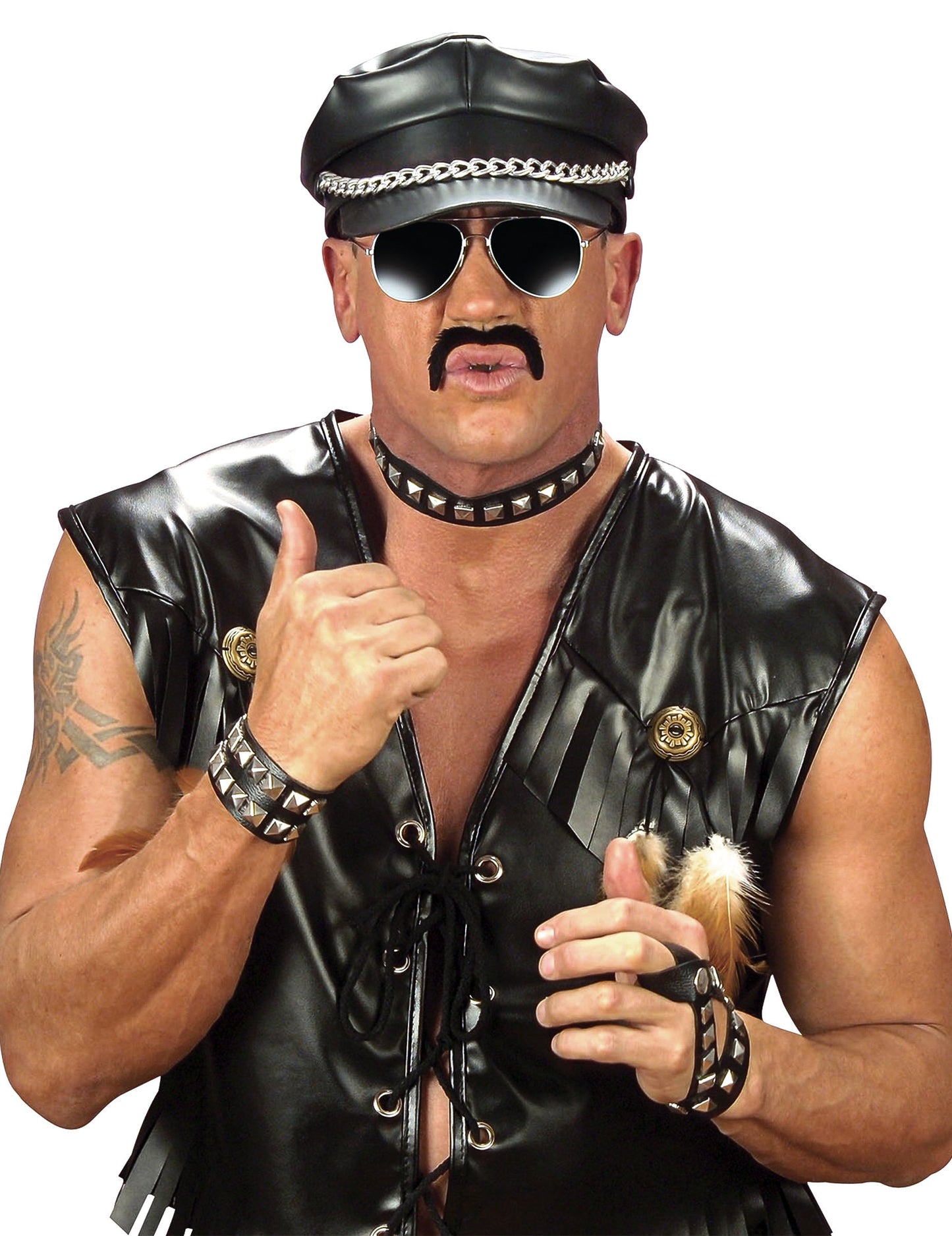 Náramek s rockerskými cvočky pro dospělé