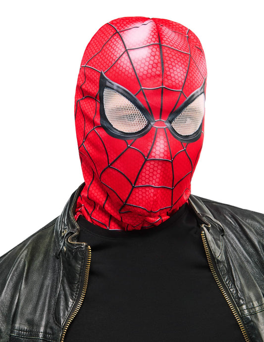 Vue de trois-quarts de la cagoule Spider-Man™