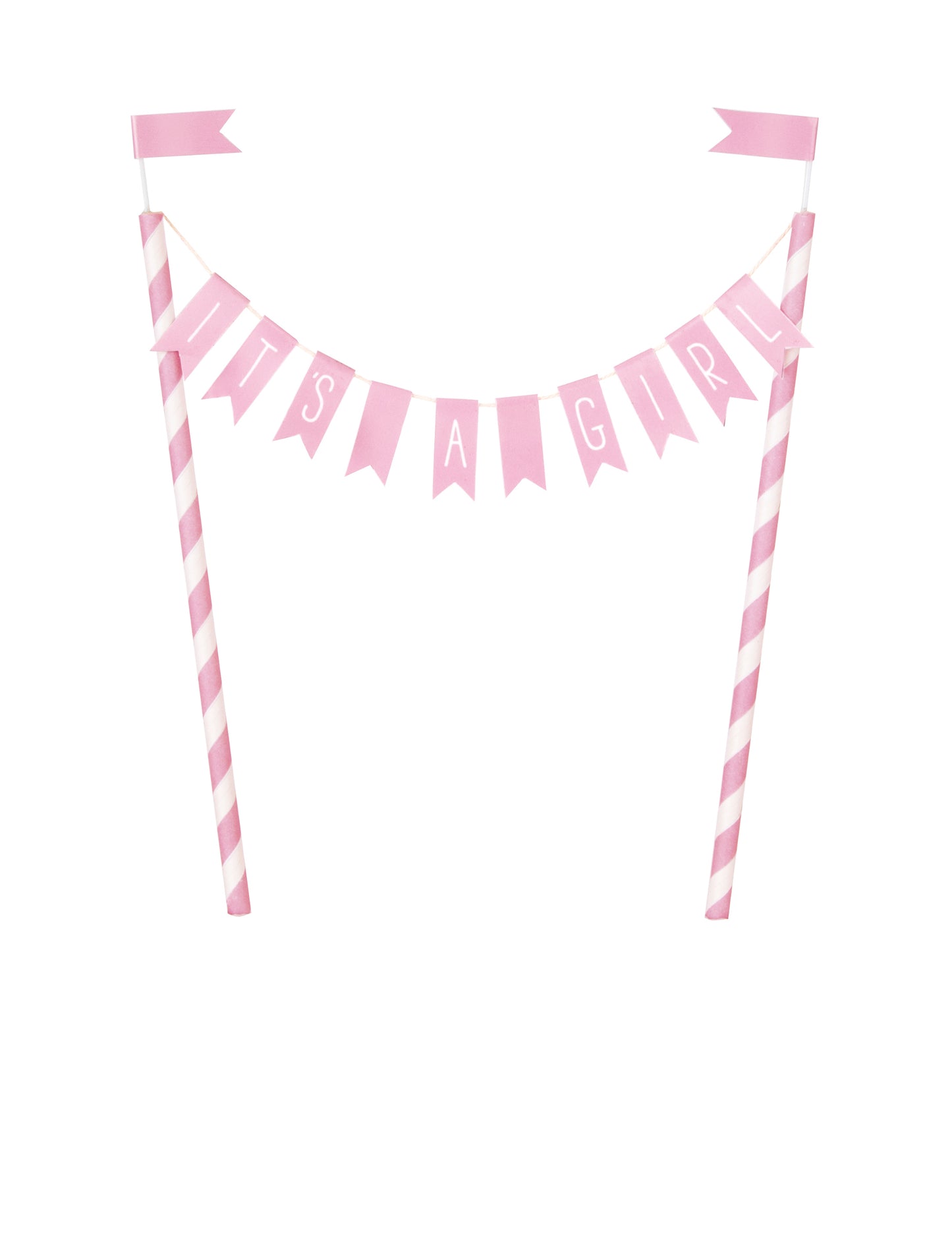 Topper na dort je holčičí růžová 25 cm x 22,5 cm miminko